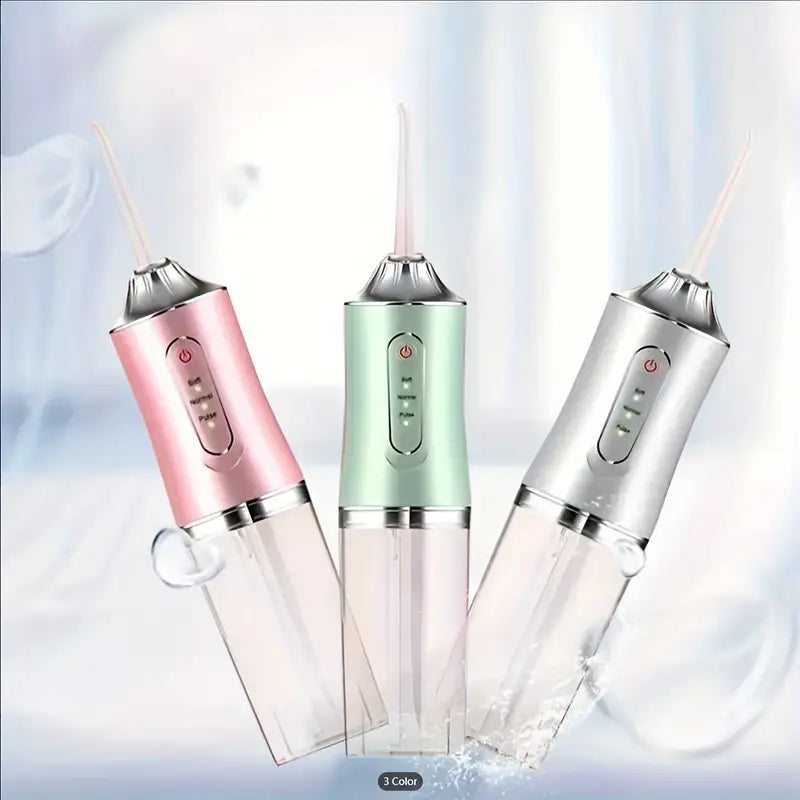 Irrigador Bucal Dental Eléctrico, 4 Boquillas, Limpieza Profunda, Ortodoncia, Encías Sensibles