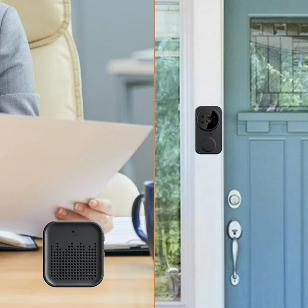 Timbre Inteligente con Cámara WiFi y Visión Nocturna, Video Portero Inalámbrico